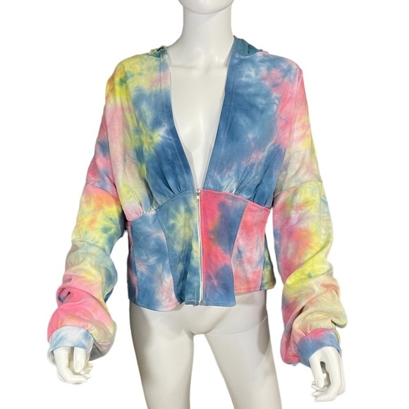 Women’s Tie Dye Hoodie 1/2 Zip Sweater
New - Picture 2 of 6